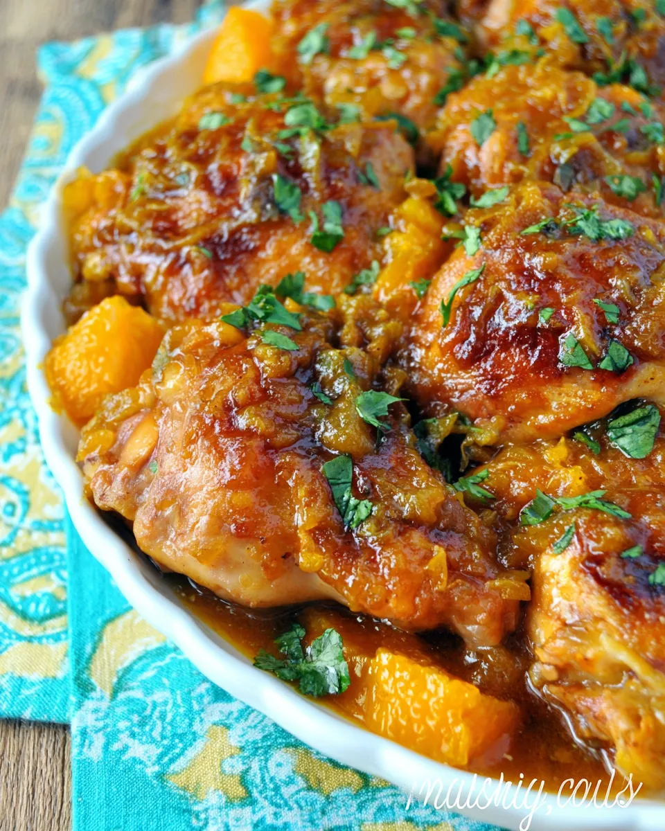 Delicious Apricot-Orange Slow Cooker Chicken dish photo