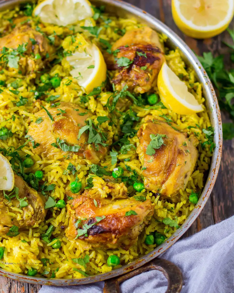 Easy Aromatic Saffron Chicken with Coconut Rice recipe photo