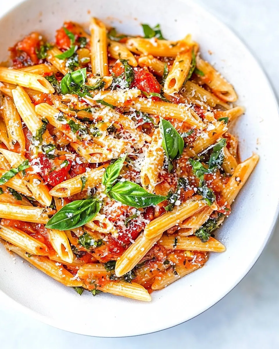 delicious Arrabbiata Sauce with Penne shot