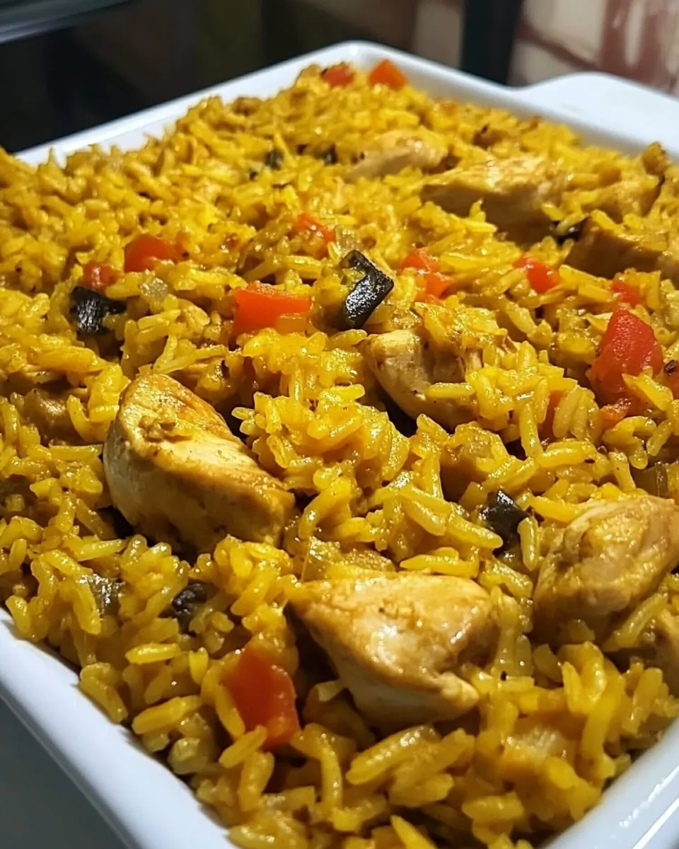 Easy Arroz Amarillo Con Pollo (Yellow Rice with Chicken) recipe photo