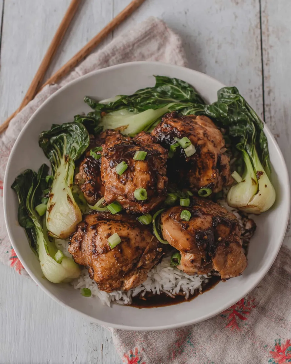 Classic Asian Chicken Recipe (With Pak Choi) image