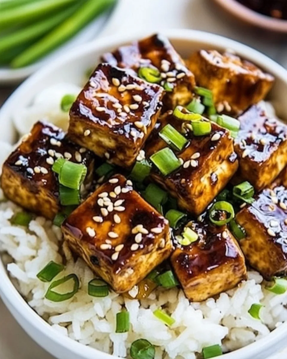 Homemade Asian Garlic Tofu photo