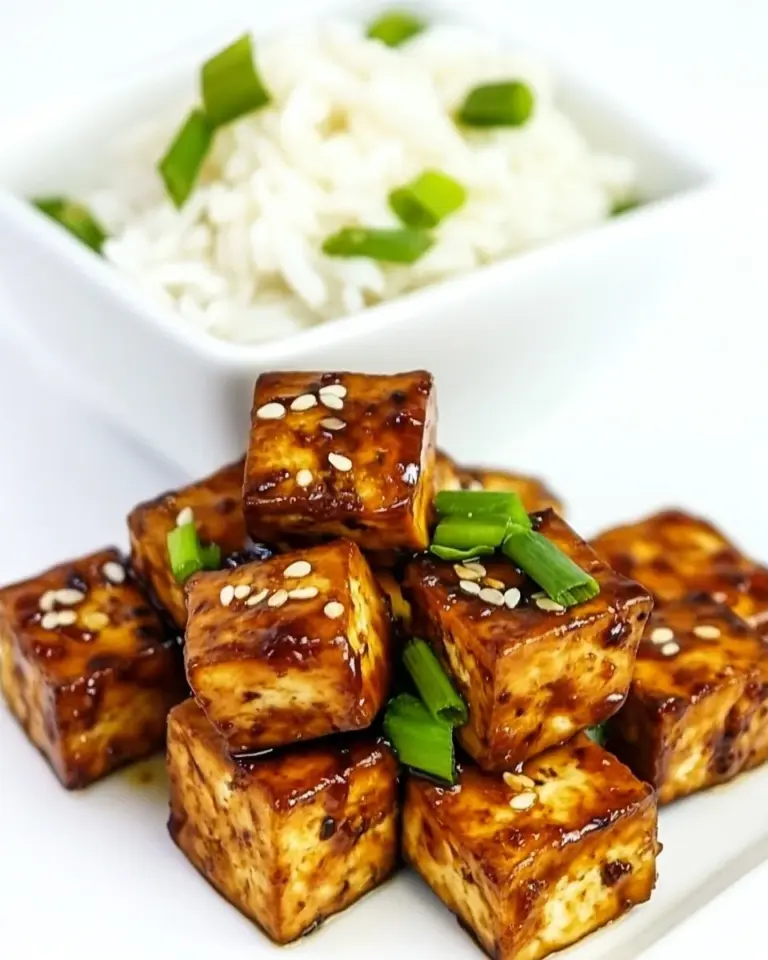 Homemade Asian Garlic Tofu (Easy!) photo