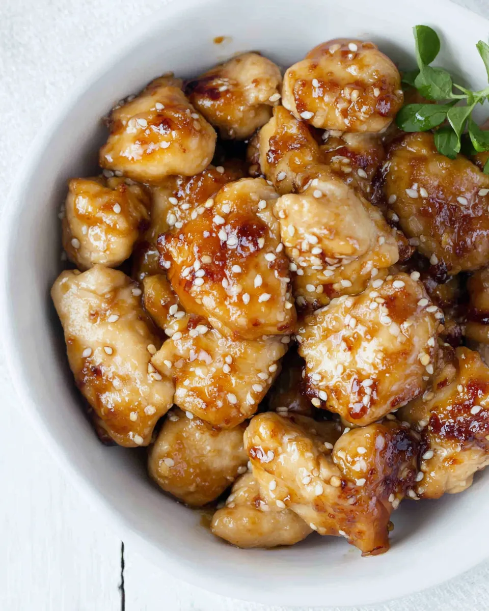 Delicious Asian Honey Garlic Chicken dish photo