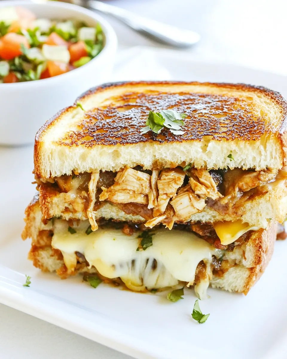 easy Award Winning Chipotle Chicken Grilled Cheese Sandwich picture