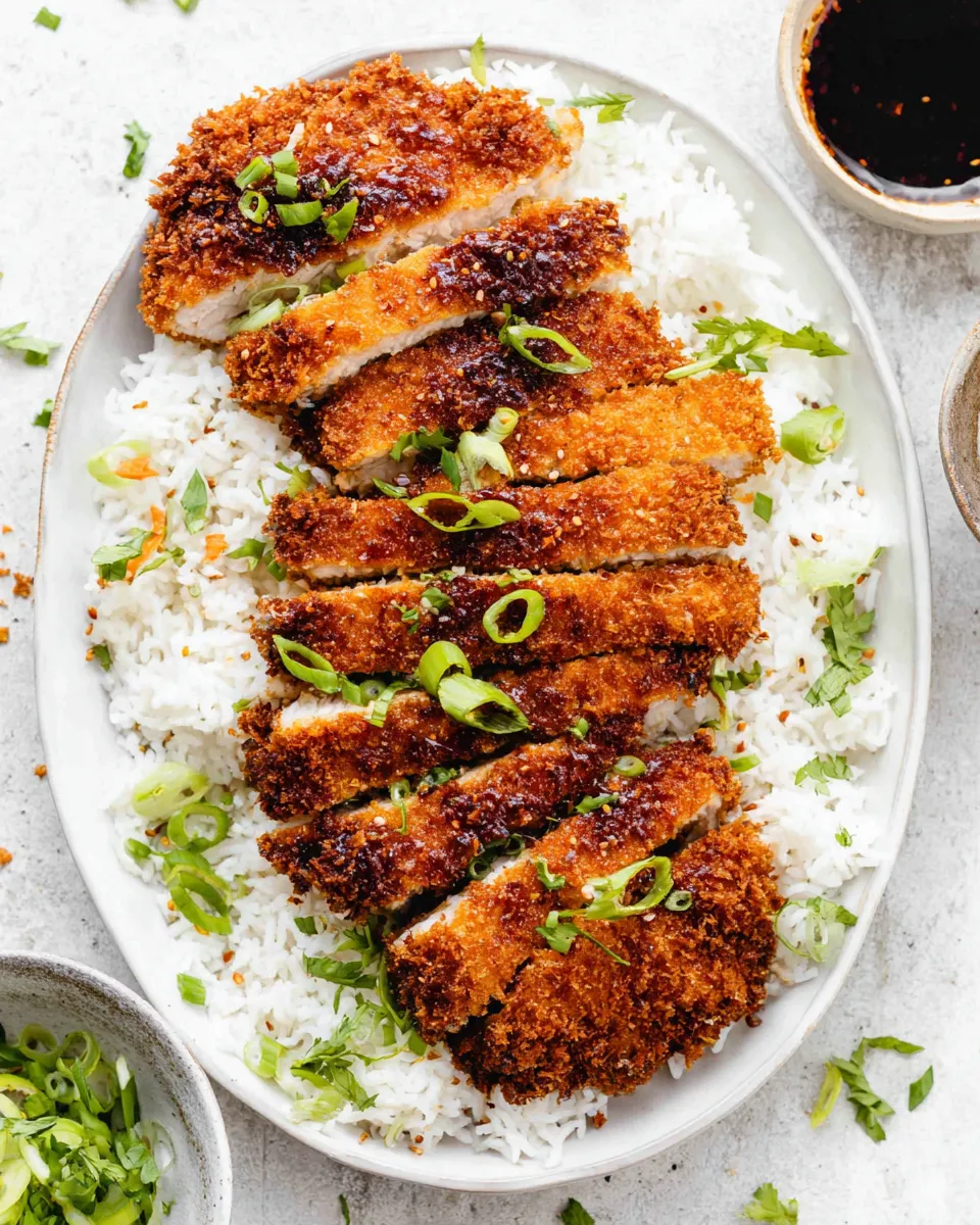 Delicious Awesome Chicken Katsu plate image