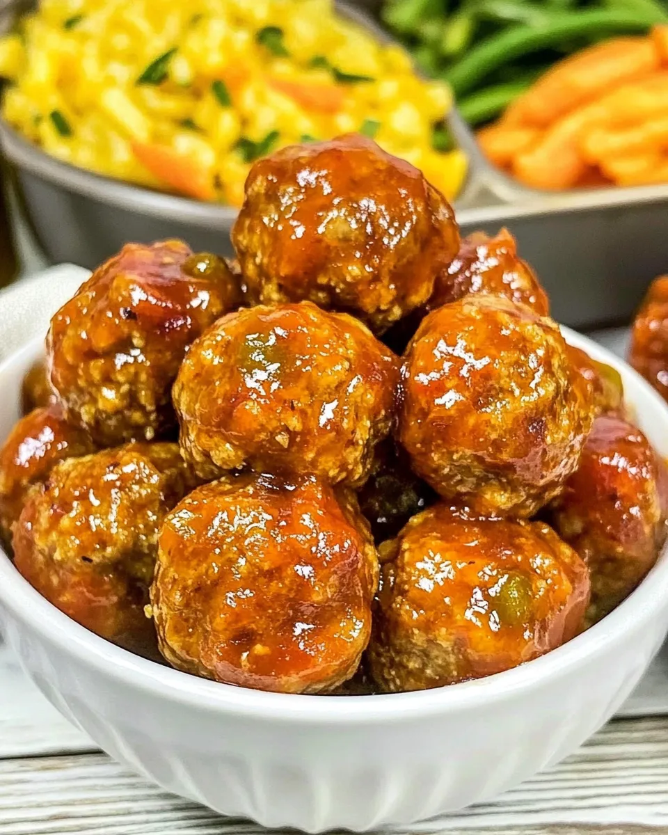 Easy Awesome Sauce Party Meatballs recipe photo