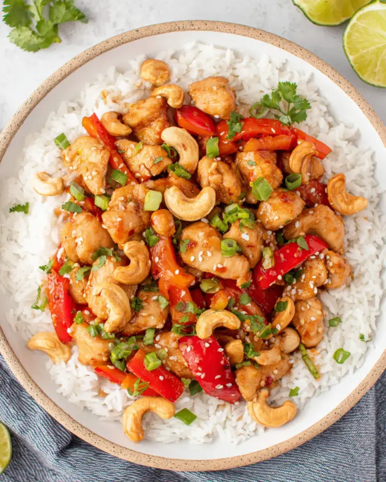 Homemade Baked Cashew Chicken photo