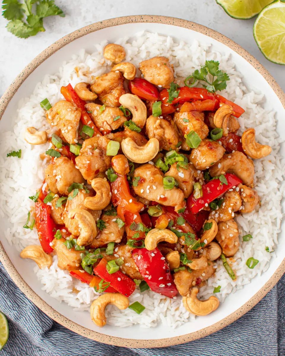 Homemade Baked Cashew Chicken photo