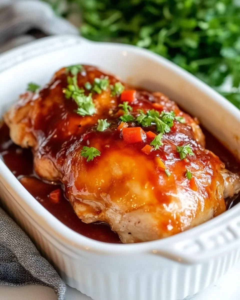 classic Baked Catalina Chicken image