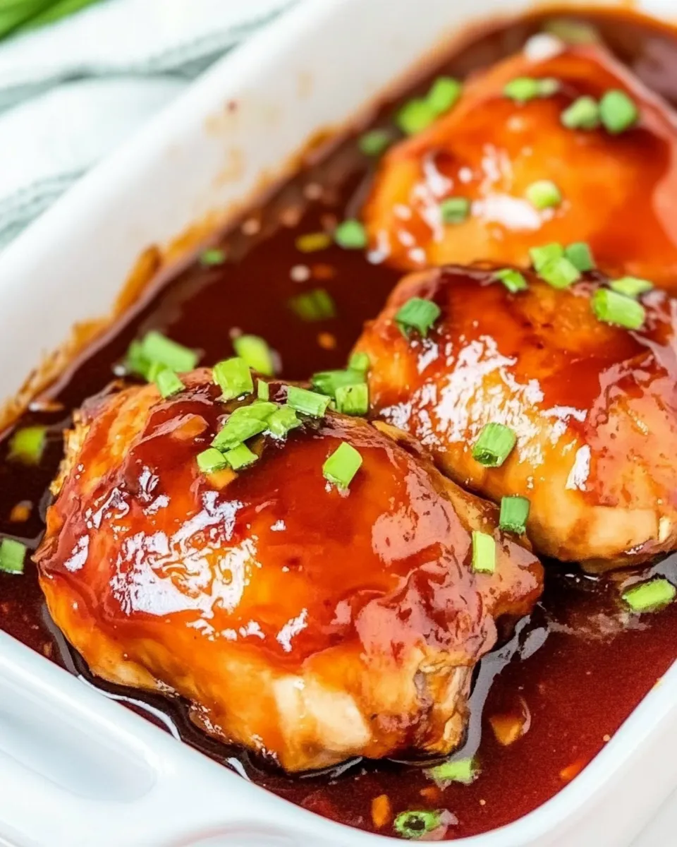 delicious Baked Catalina Chicken dish photo