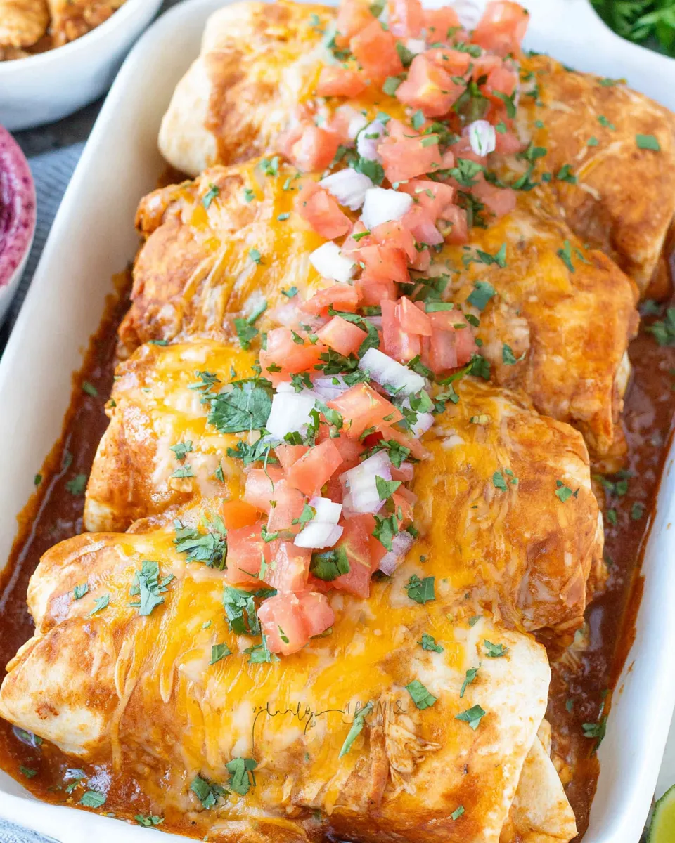 Easy Baked Chicken Chimichangas recipe photo