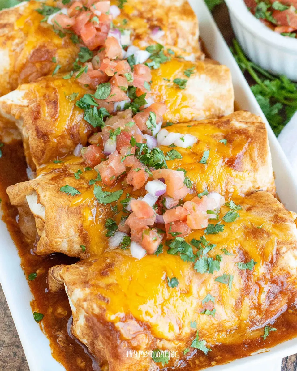 Delicious Baked Chicken Chimichangas dish photo