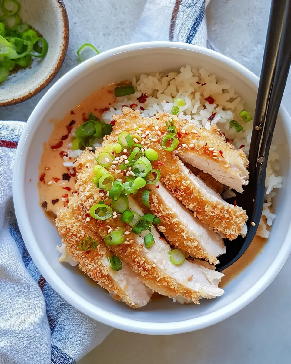 Homemade Baked Chicken Katsu photo