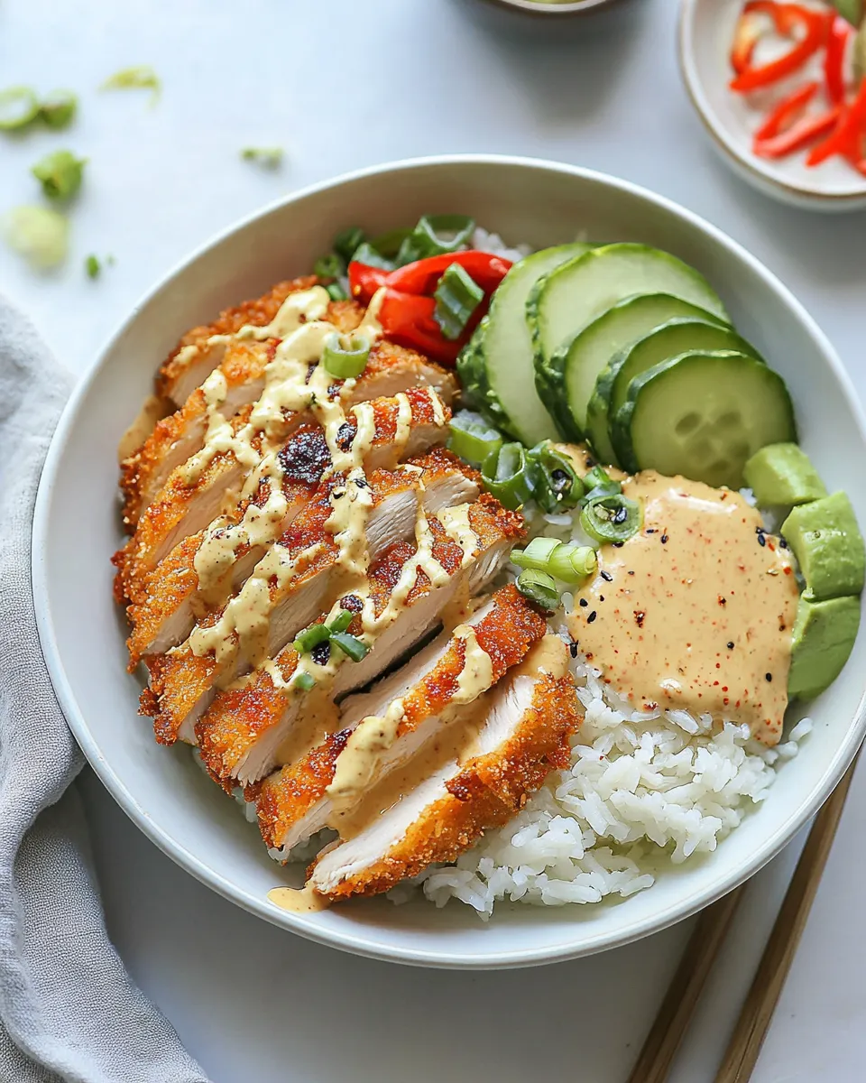 Delicious Baked Chicken Katsu shot