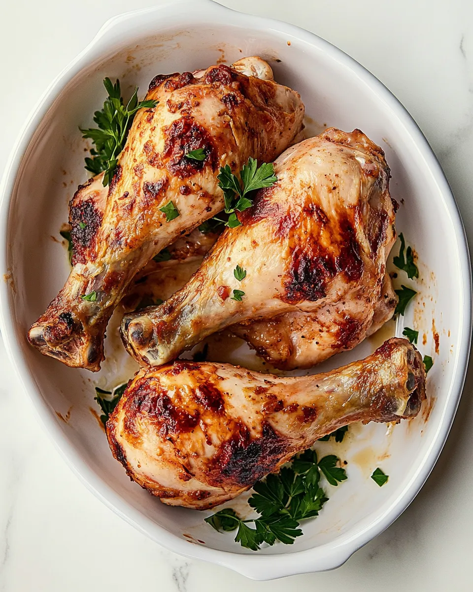 Homemade Baked Chicken Leg Quarters photo