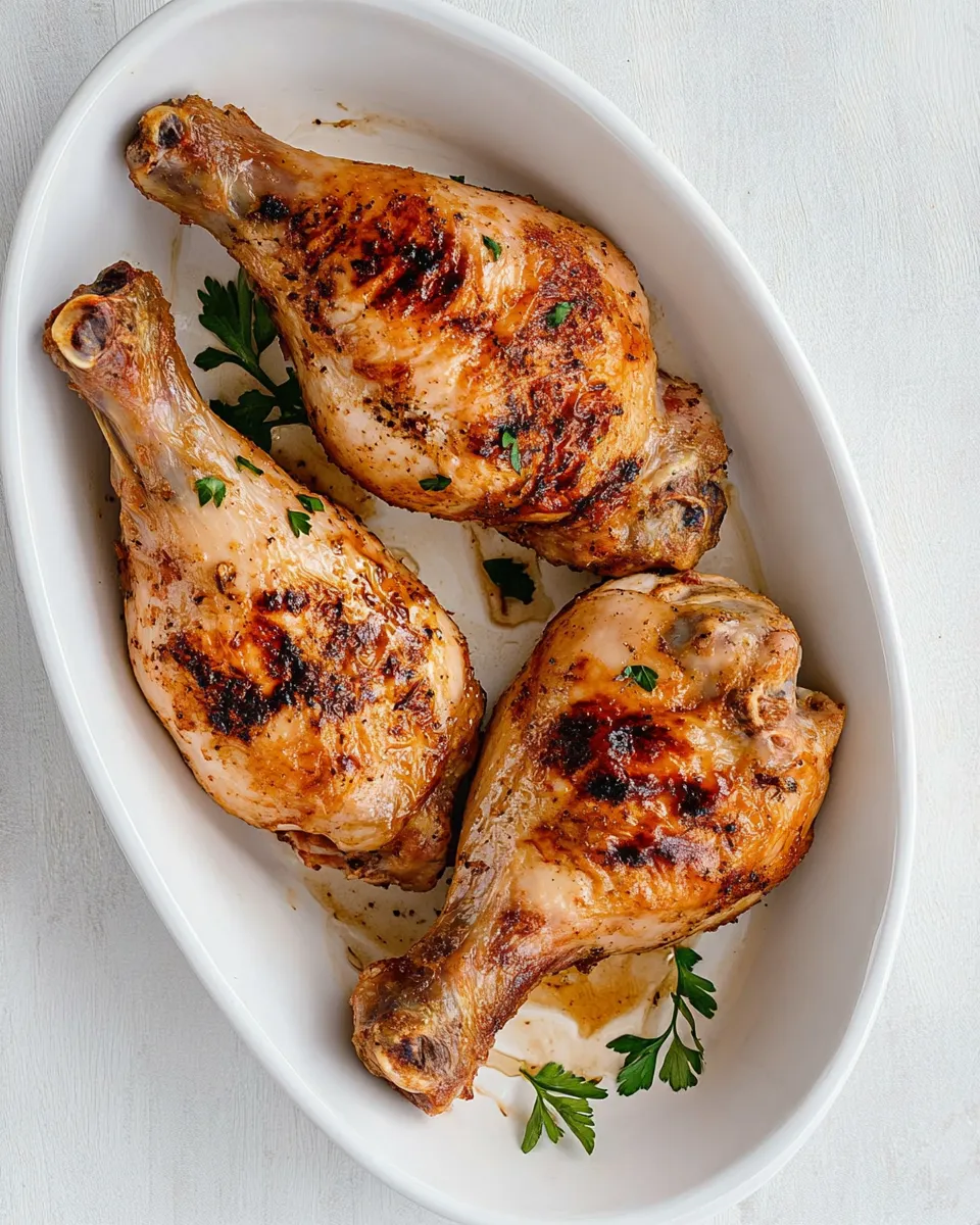 Easy Baked Chicken Leg Quarters recipe photo