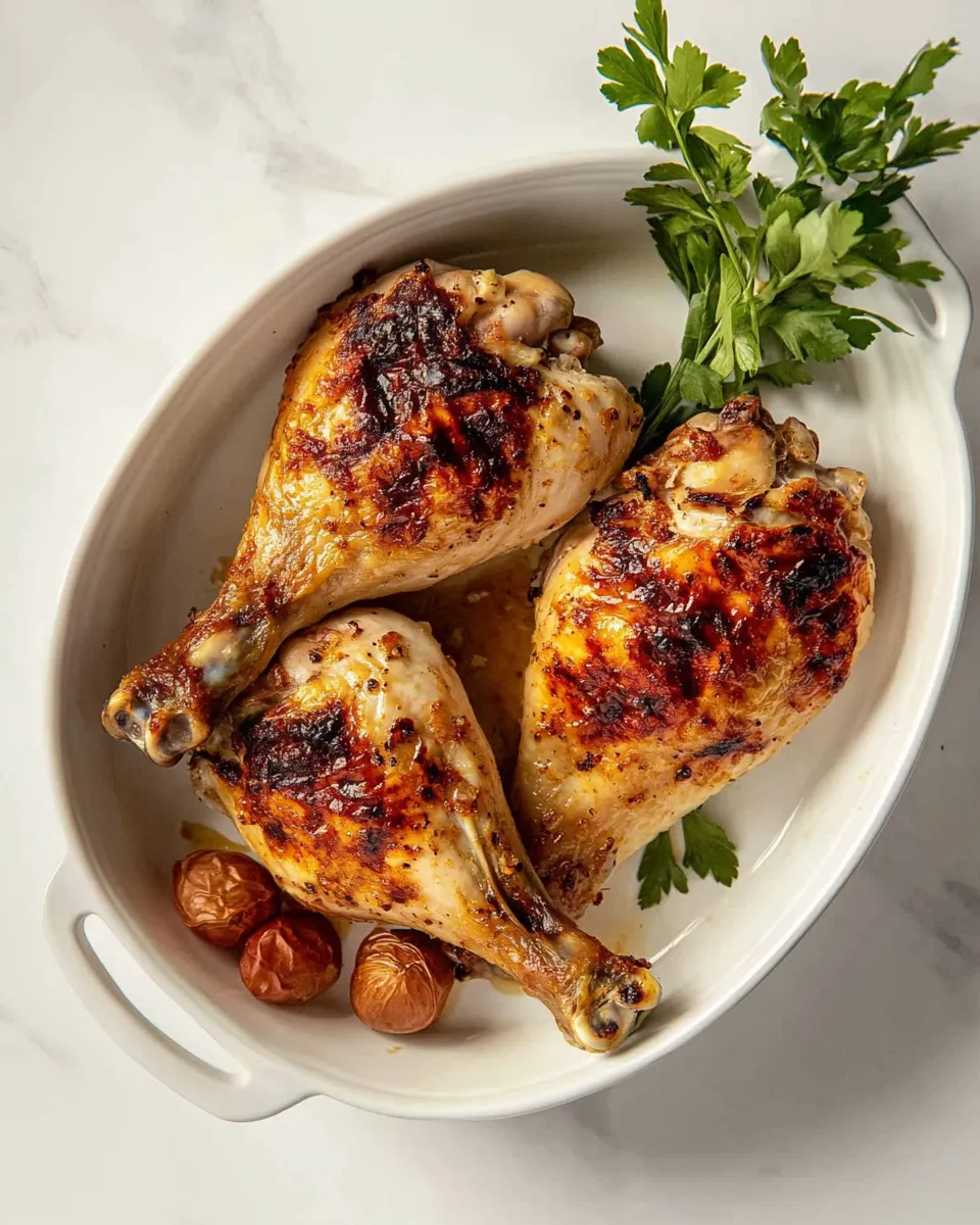 Delicious Baked Chicken Leg Quarters dish photo