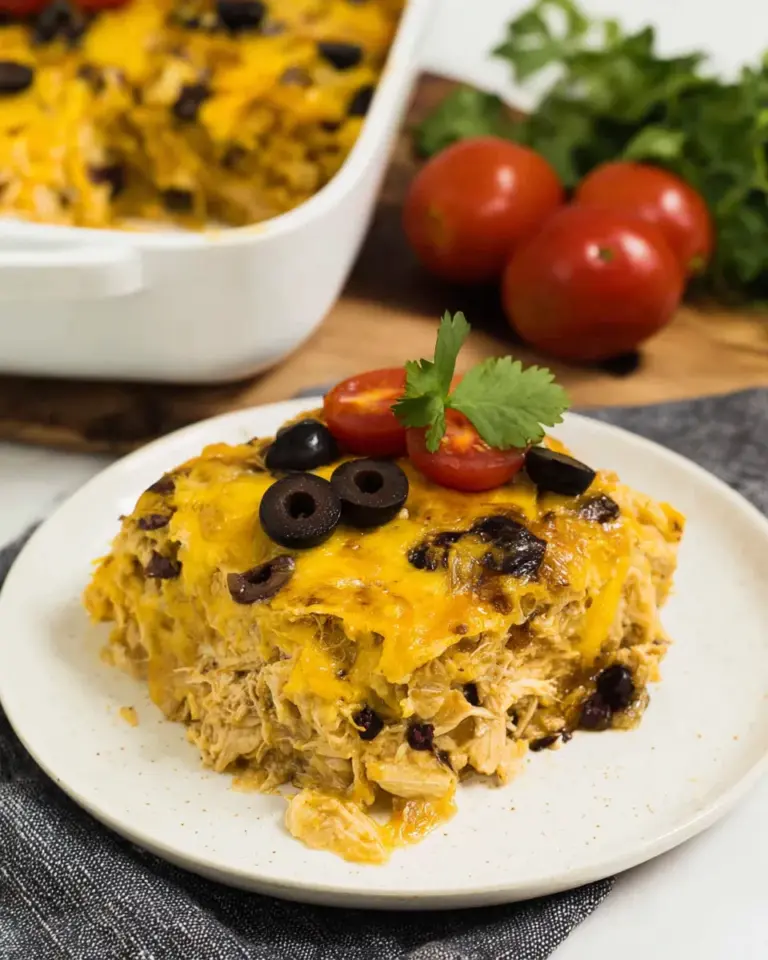 Homemade Baked Chicken Quesadilla Casserole recipe photo