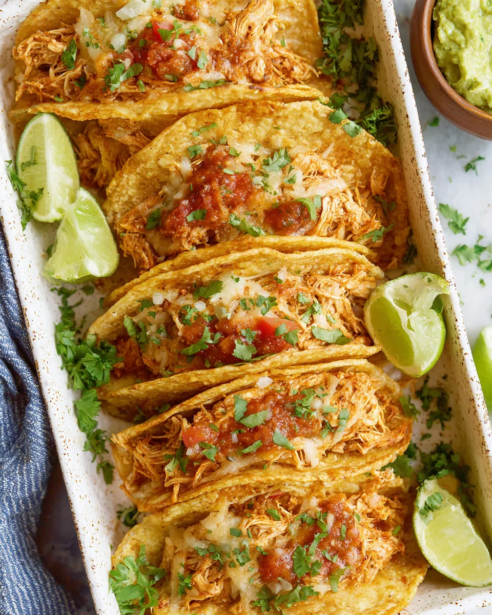 Classic Baked Chicken Tacos image