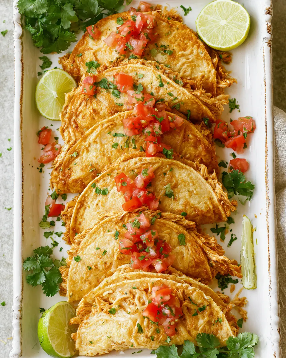 Delicious Baked Chicken Tacos dish photo