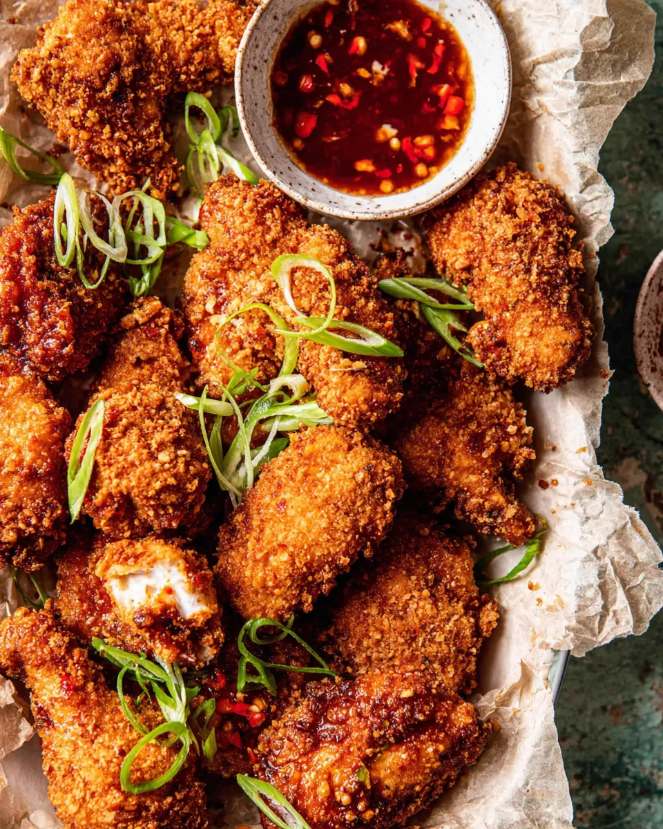Homemade Baked Crunchy Honey Buffalo Chicken. recipe photo