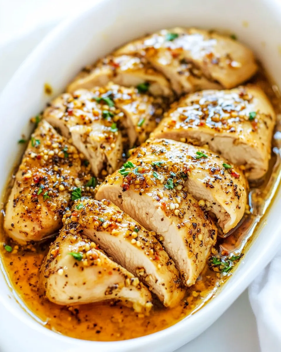 Delicious Baked Honey Mustard Chicken dish photo