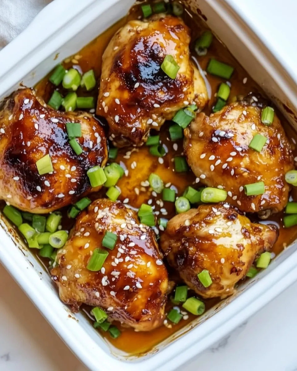Homemade Baked Honey Soy Chicken photo