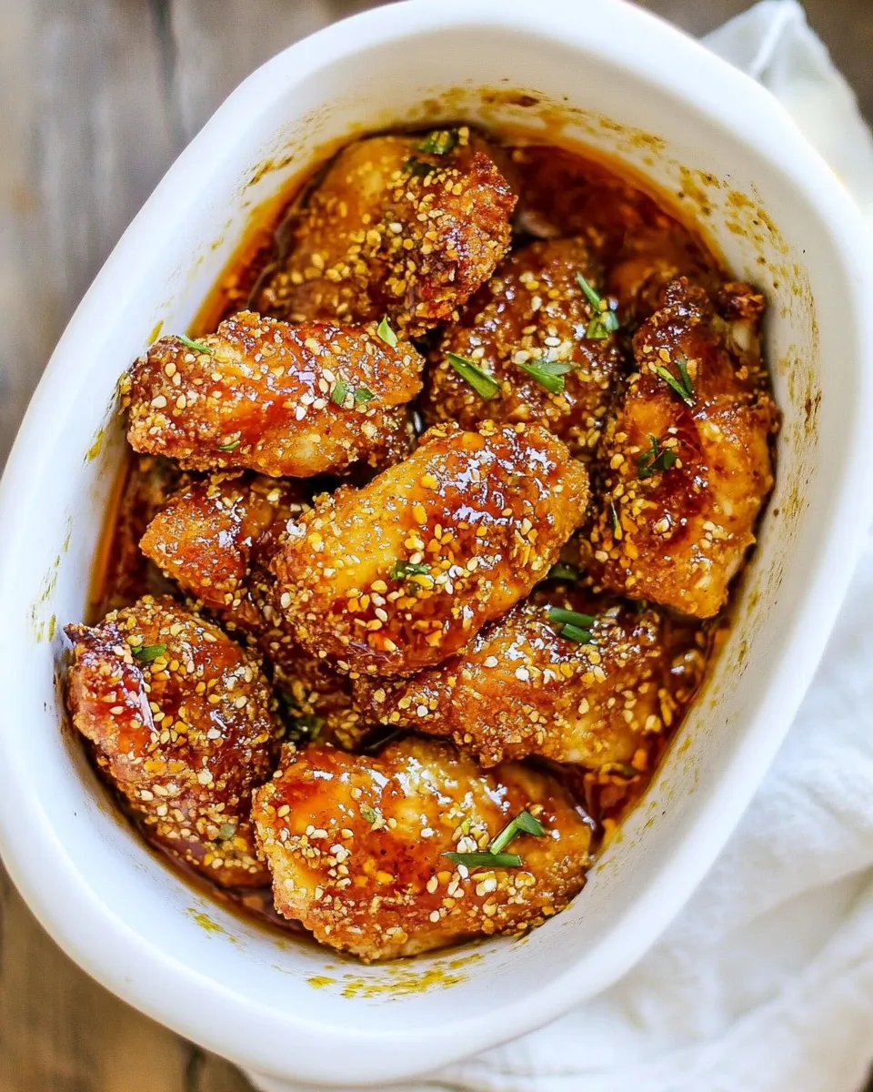 Delicious Baked Hot Honey Chicken dish photo