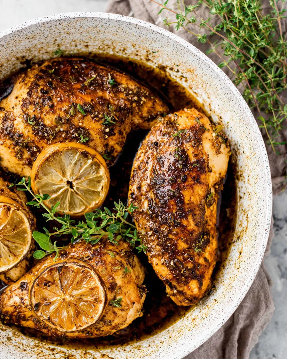Delicious Baked Lemon Pepper Chicken dish photo