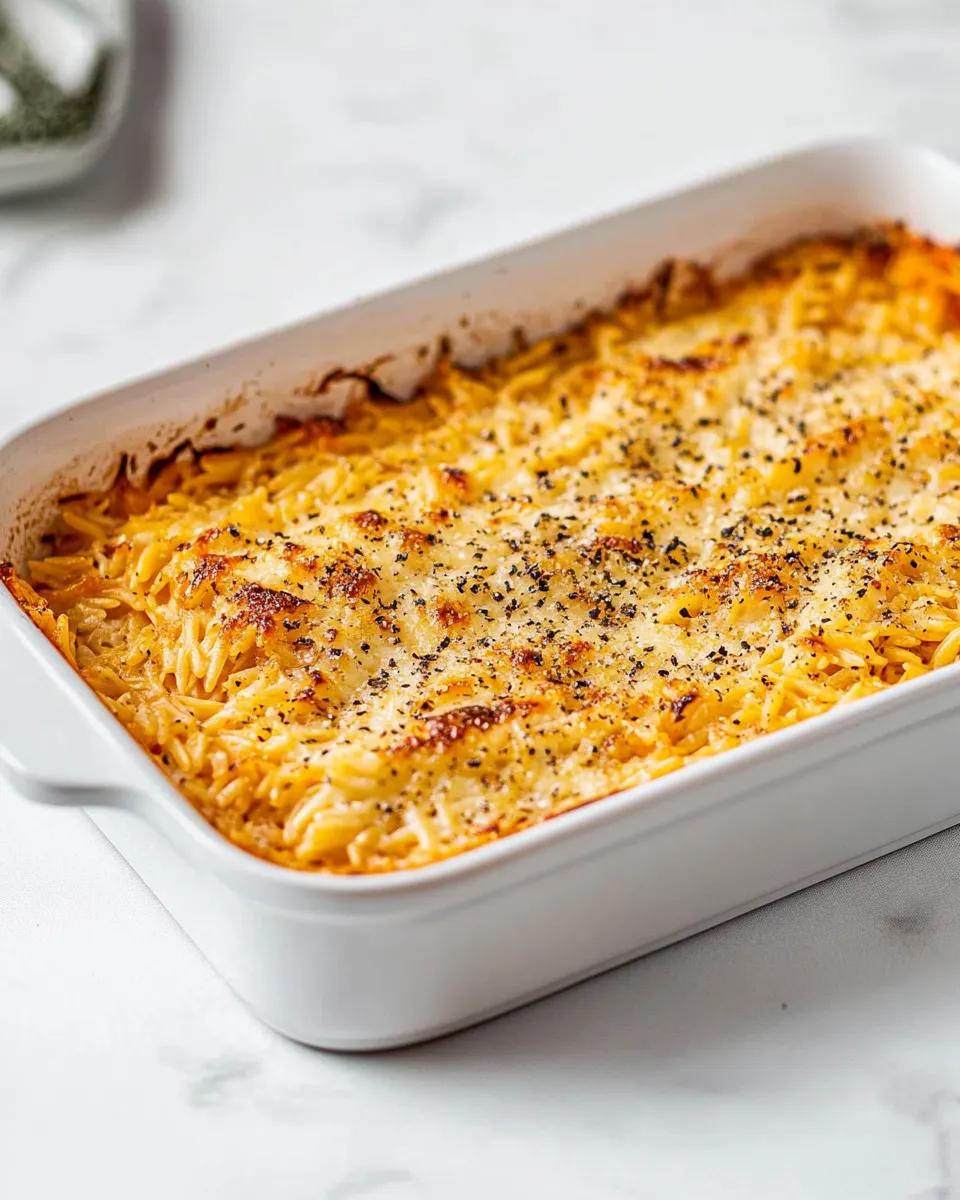 Easy Baked Orzo Recipe recipe photo