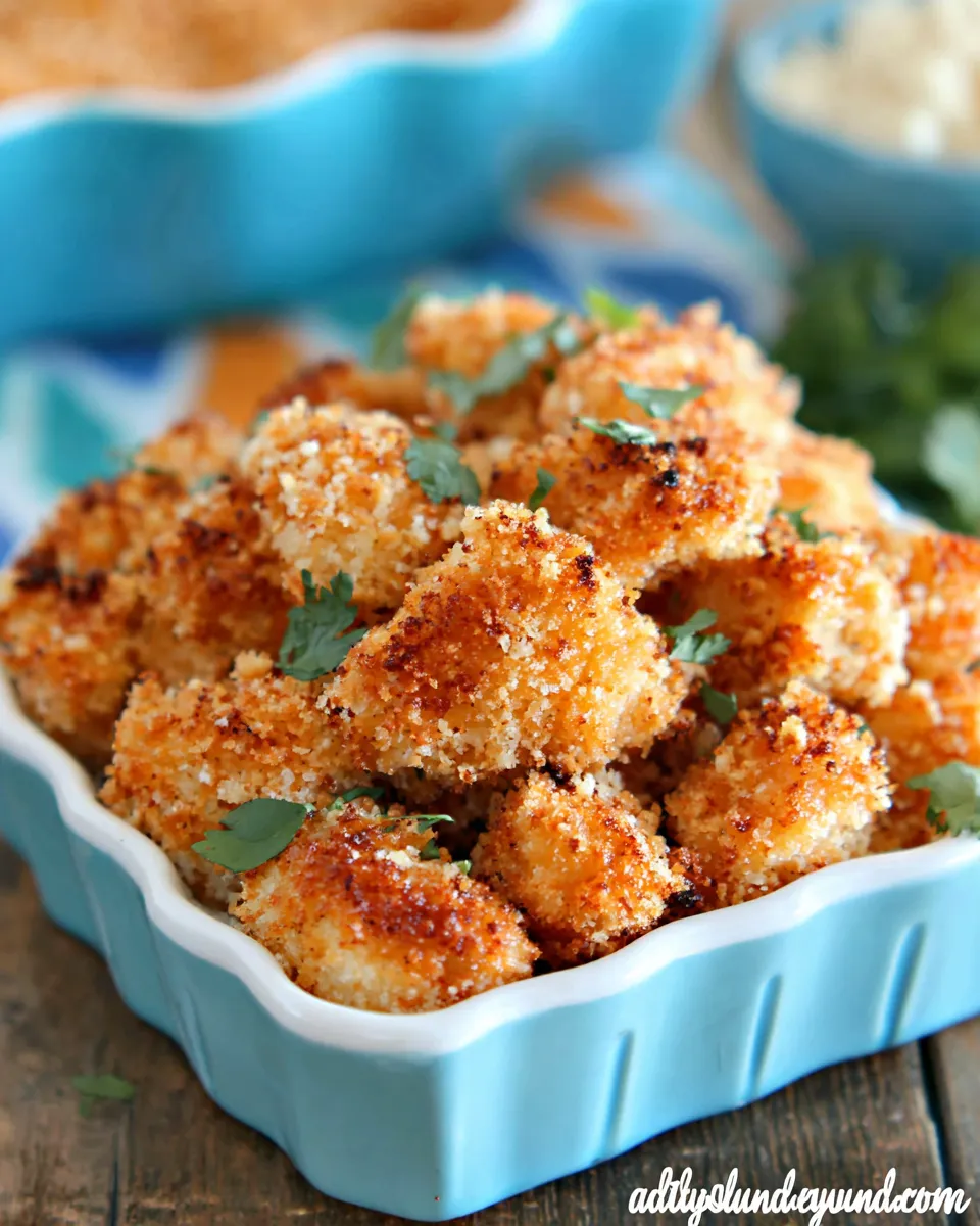 Delicious Baked Popcorn Chicken dish photo