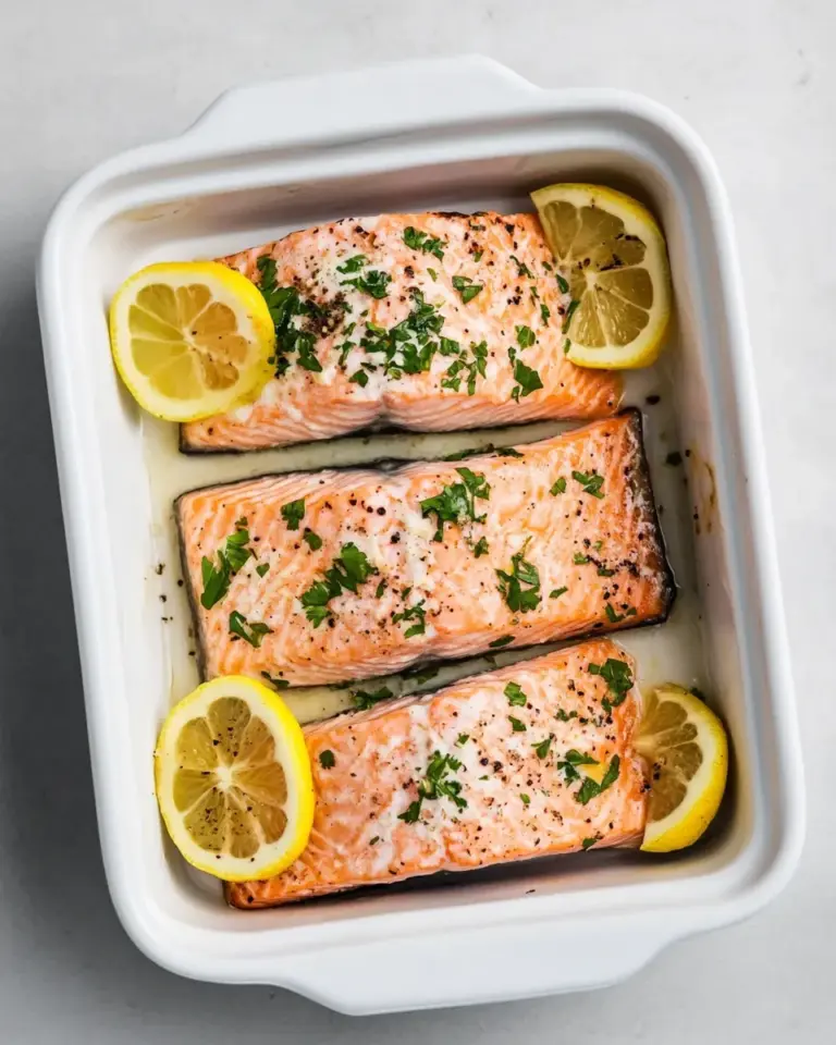 Homemade Baked Salmon photo