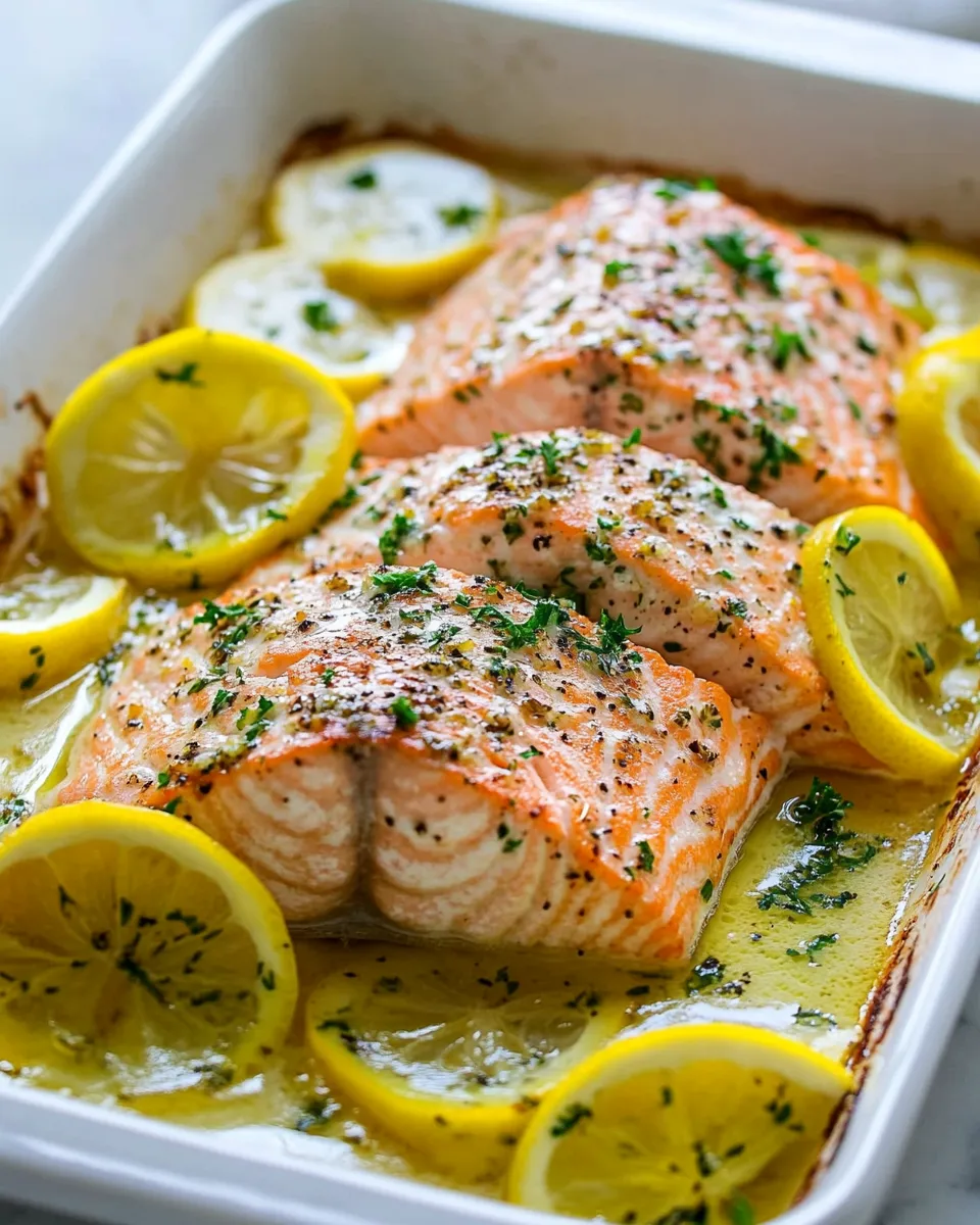 Delicious Baked Salmon Recipe shot