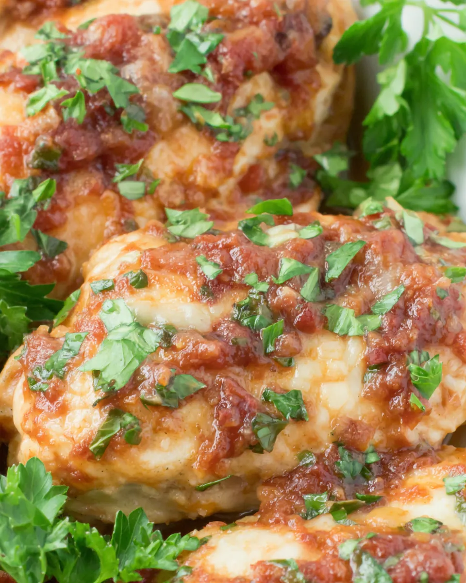 Easy Baked Salsa Chicken recipe photo