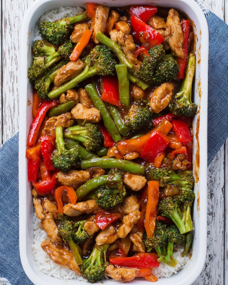 Homemade Baked Sweet Chili Chicken & Veggies recipe photo
