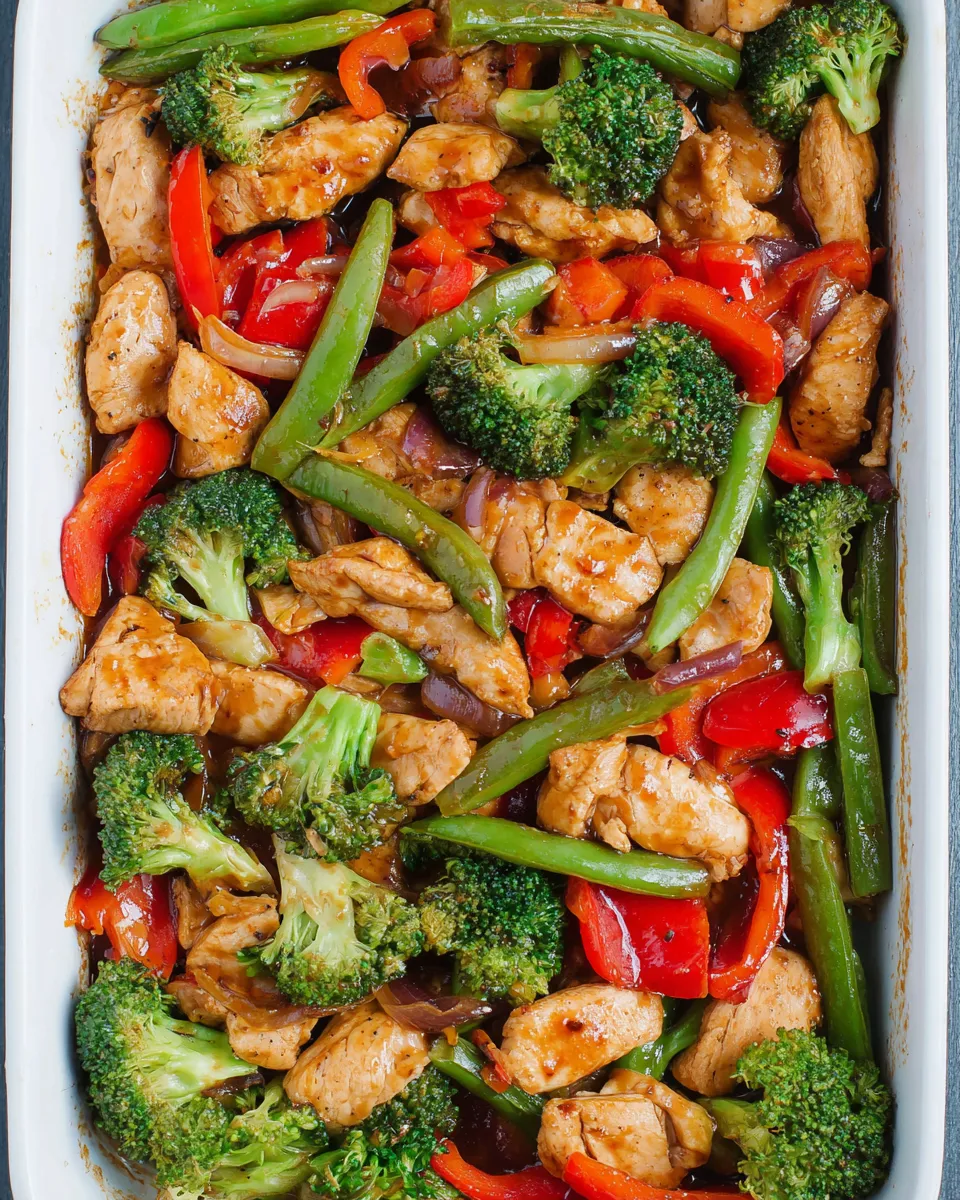 Classic Baked Sweet Chili Chicken & Veggies dish photo