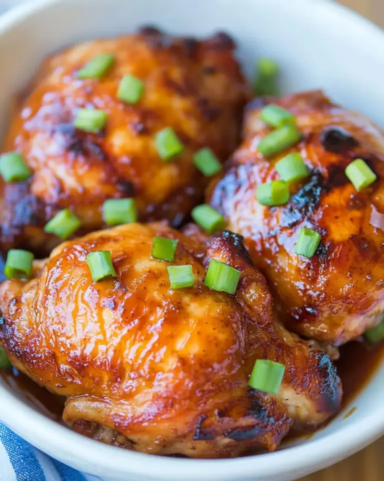 Homemade Baked Teriyaki Chicken Thighs photo