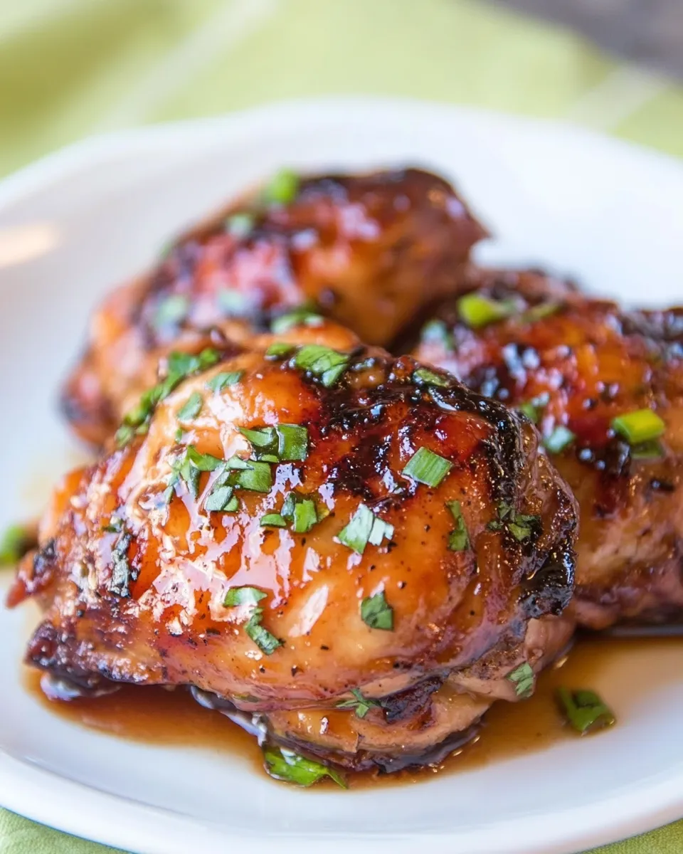 Classic Baked Teriyaki Chicken Thighs image