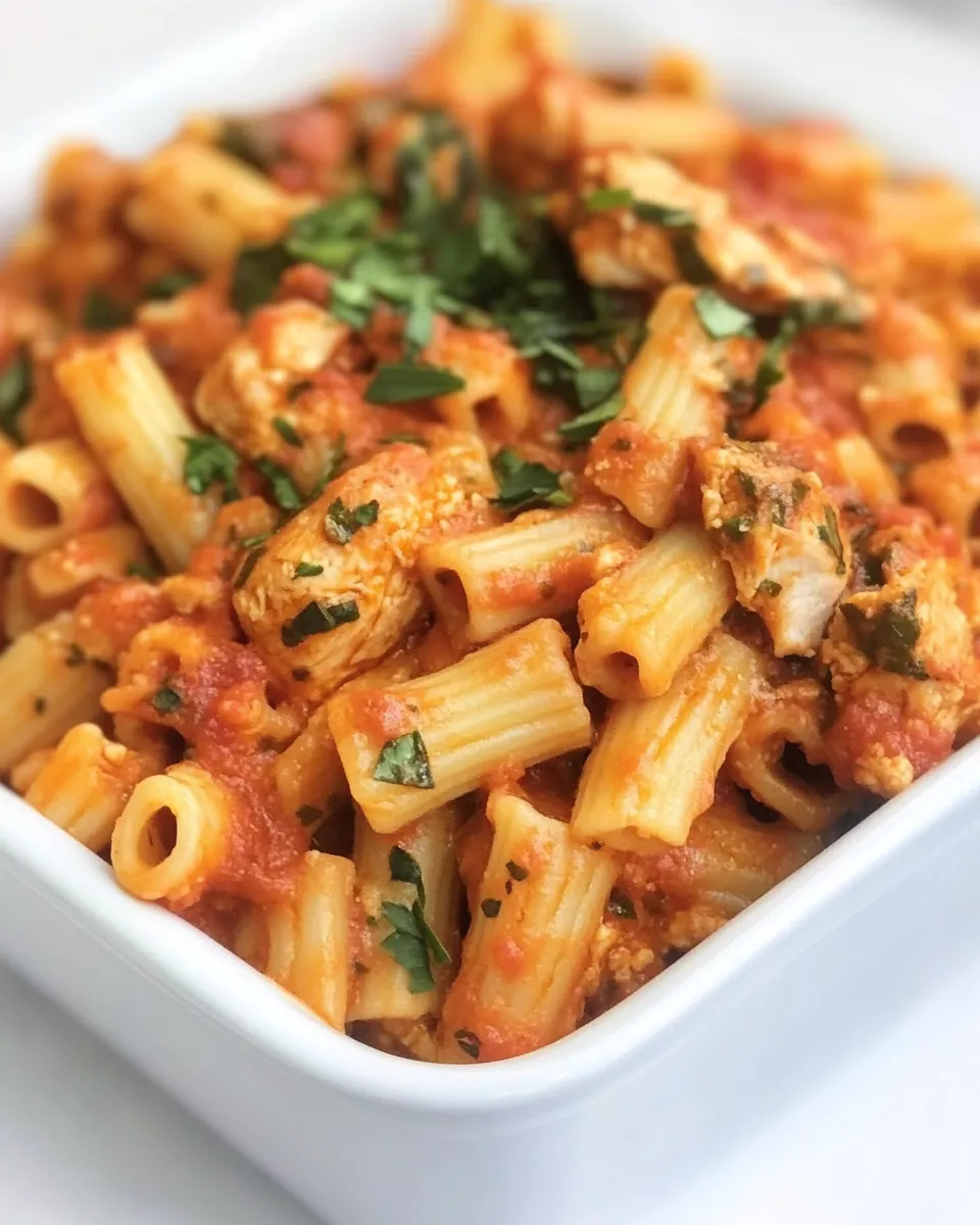 Homemade Baked Ziti with Chicken photo