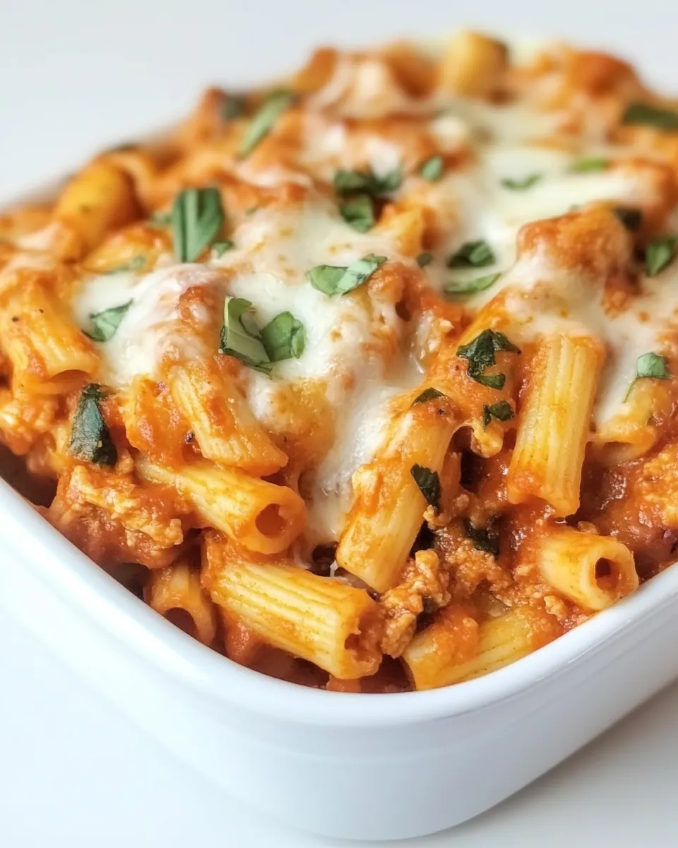 Classic Baked Ziti with Chicken image