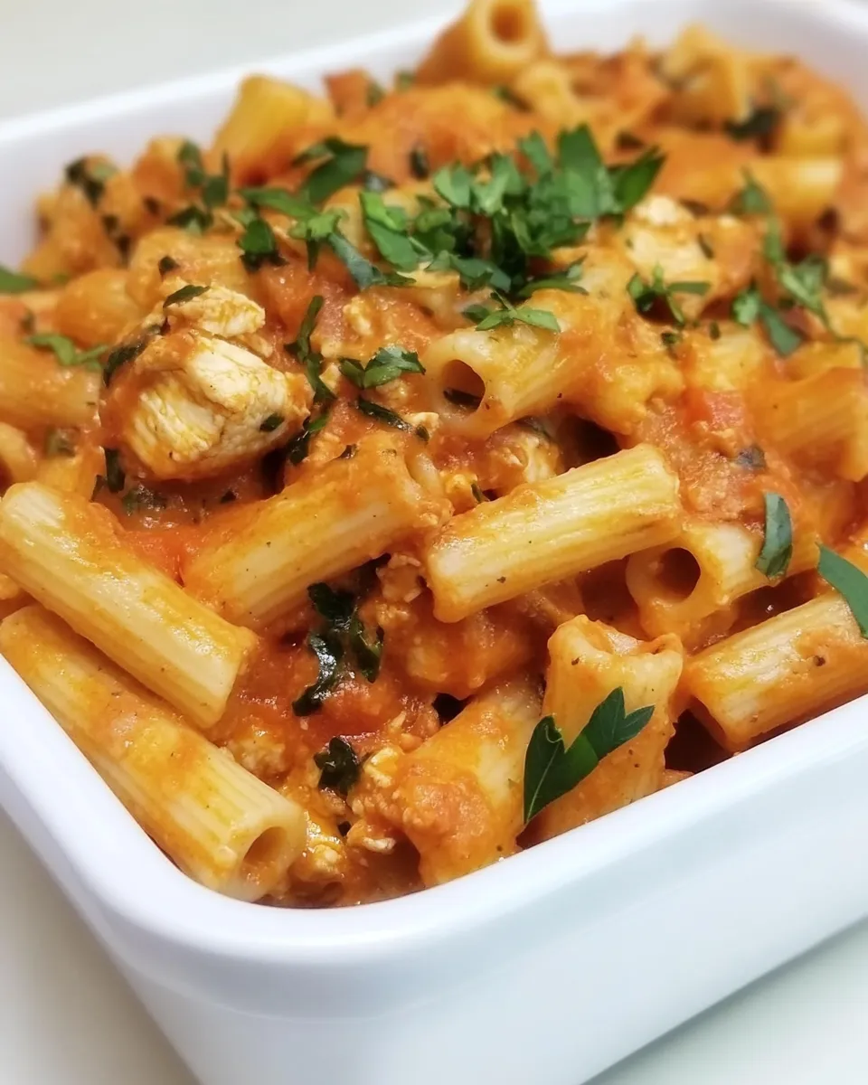 Easy Baked Ziti with Chicken picture