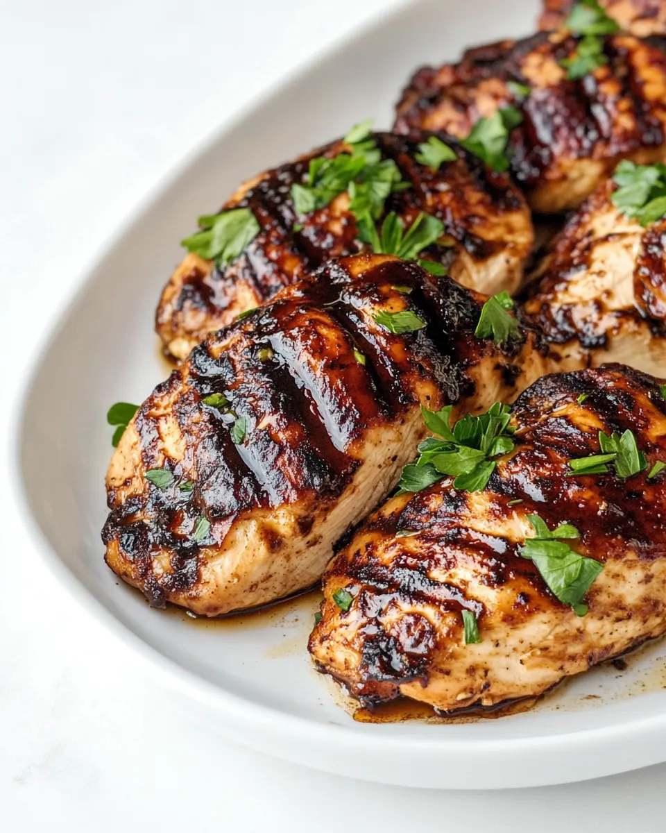 Delicious Balsamic Chicken plate image