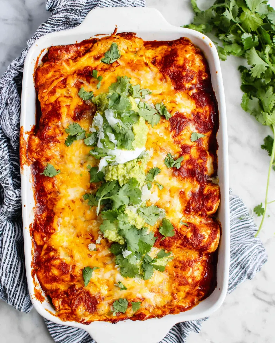 Classic Best Chicken Enchilada Recipe image