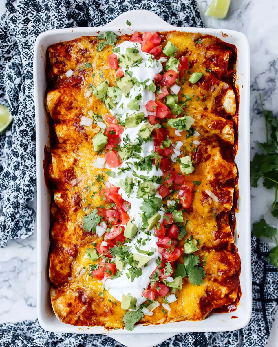 Easy Best Chicken Enchilada Recipe picture