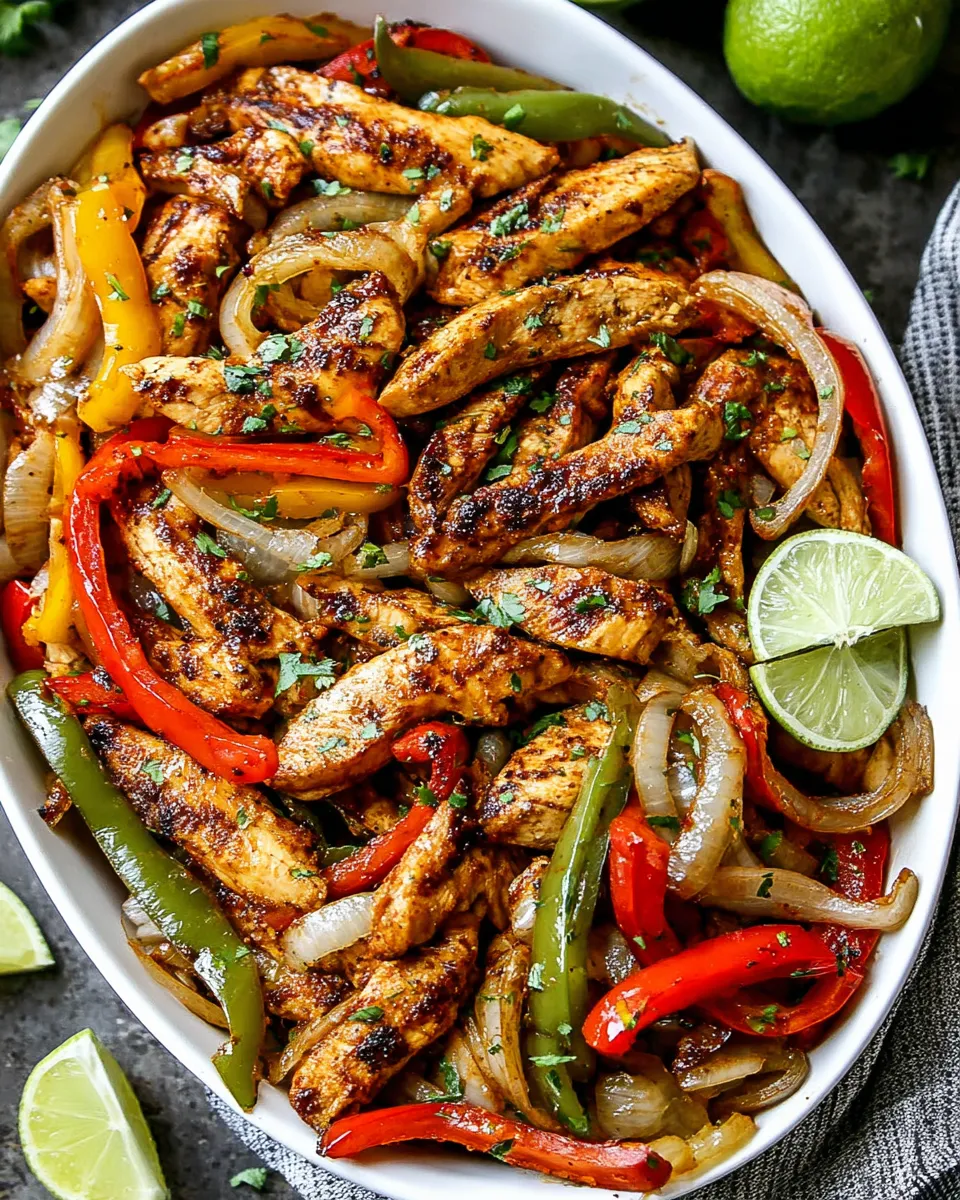 Easy Best Chicken Fajitas recipe photo