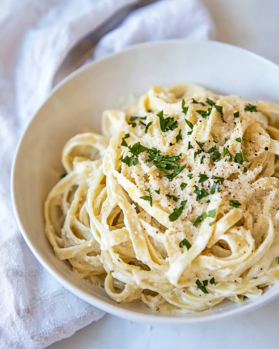 classic Best Ever Fettuccine Alfredo image