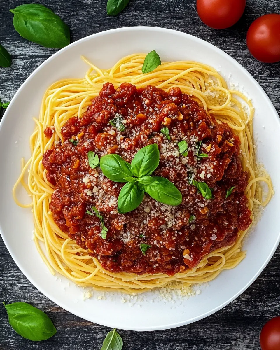 homemade Best Ever Spaghetti Sauce Recipe photo