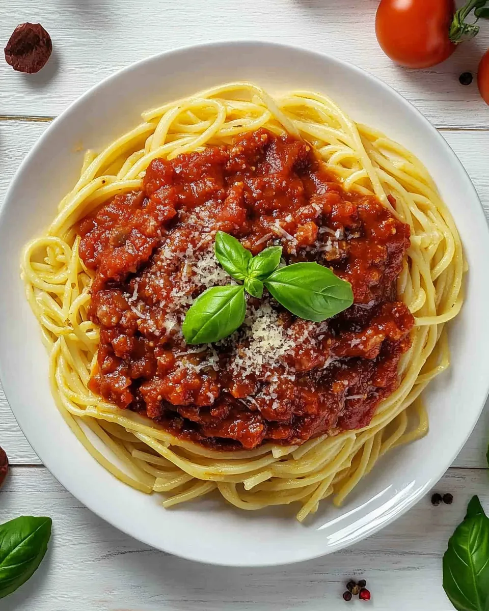 delicious Best Ever Spaghetti Sauce Recipe shot
