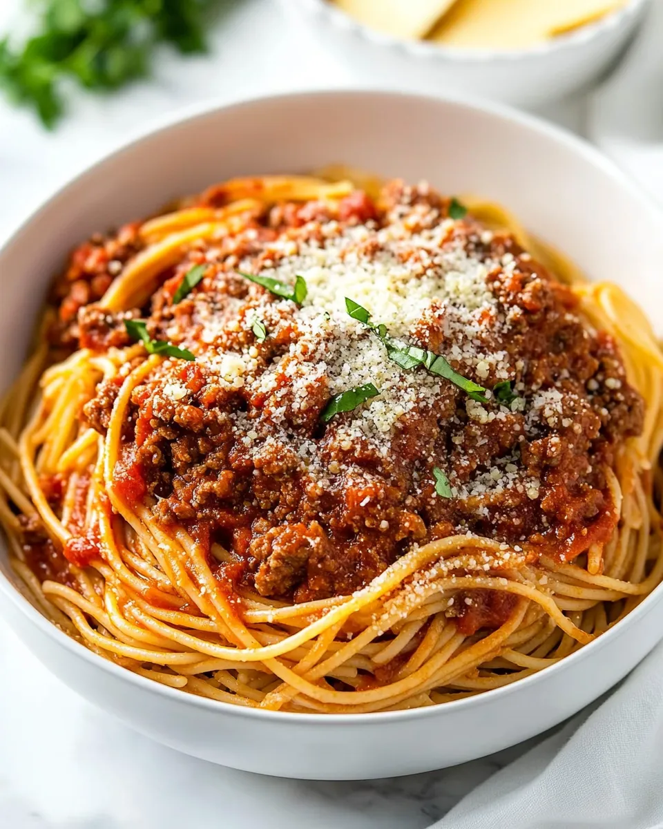 homemade Best Spaghetti and Meat Sauce Recipe photo